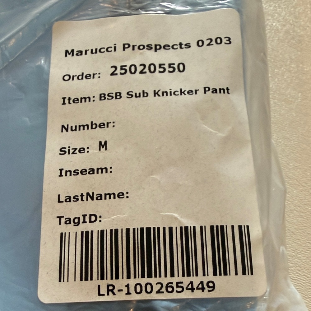 Marucci Men's blue knicker baseball pants - Picture 3 of 3